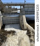 Shawinigan Hydro-electric dam in Quebec