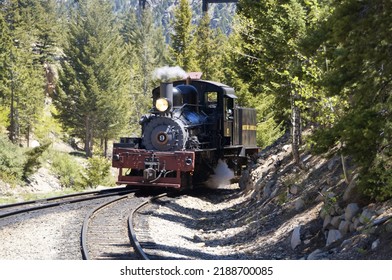 Shay Type Locomotive 9 Under Steam