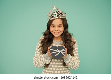 She Deserves Best. Kid Silver Crown Symbol Of Glory. Beauty Pageant. Focus On Beauty. Little Princess. Girl Wear Crown. Princess Manners. Award Concept. Winner Of Beauty Competition. Adorable Smile.