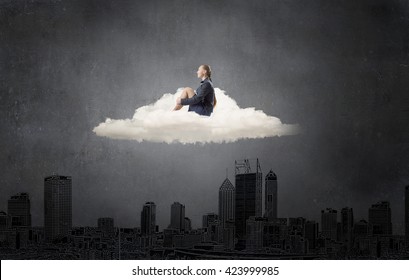 She is in dispair and isolation