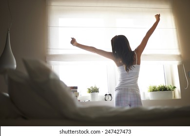 She has good night's sleep  - Shutterstock ID 247427473
