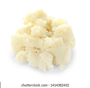 Shea Butter On White Background