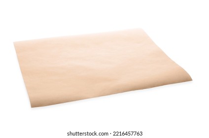 Sheet Of Baking Paper Isolated On White