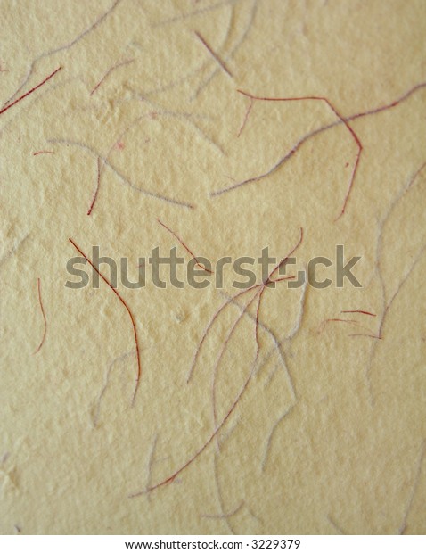 Sheet Ivory Handmade Paper Threads Red Stock Photo 3229379 | Shutterstock