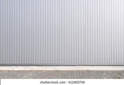 Sheet Metal, Corrugated Wall Building