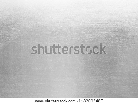 Sheet metal shiny silver