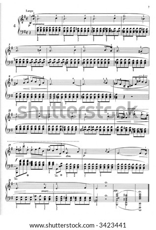 sheet music