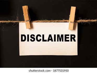 3,247 Disclaimer Images, Stock Photos & Vectors | Shutterstock