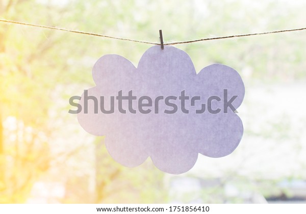 Sheet Paper Form Cloud Note Notes Stock Photo 1751856410 | Shutterstock