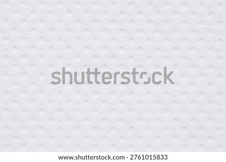 A sheet of white structural tissue recycled paper as background