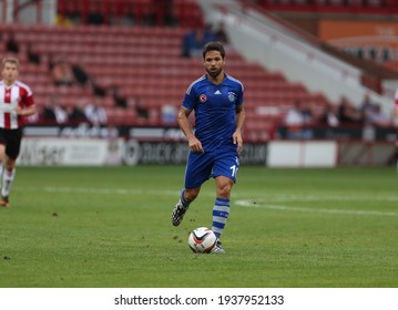 Sheffield United Defeated Fenerbahçe Football Team 2-1 In A Friendly Match Held In The Bramall Lane Stadium For The Benefit Of The Soma Earthquake On 31 July 2014. Diego Ribas 