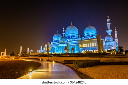 Sheikh Zayed Grand Mosque In Abu Dhabi, UAE