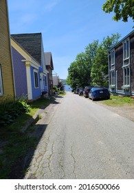 Shelburne, NS, CAN, July 07, 2021 - The View Off A Street In Shelburne Where The Movie The Scarlet Letter Filmed.