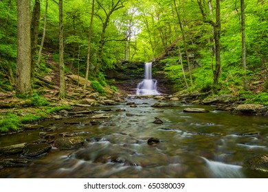 Sheldon Reynolds Falls, In Ricketts Glen State Park, Pennsylvania.