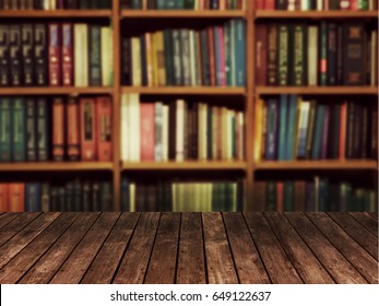 shelf book blur background