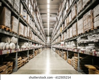 shelf in Warehouses , blur filter
