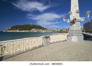 Shell Beach In San Sebastian, Spain