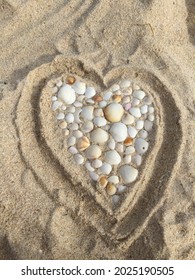 A Shell Heart Made At A Perth Beach