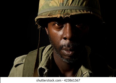 Shell Shocked American Soldier - Vietnam War