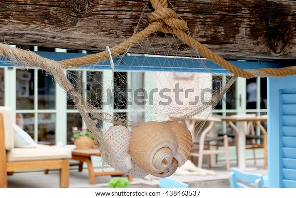 Shells Mobile Hanging On Roof Decoration Stock Photo Edit Now