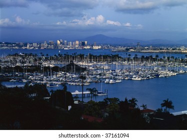 Shelter Island With Downtown San Diego