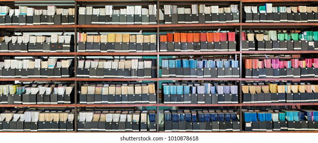 Shelves With Old Books And Journals
