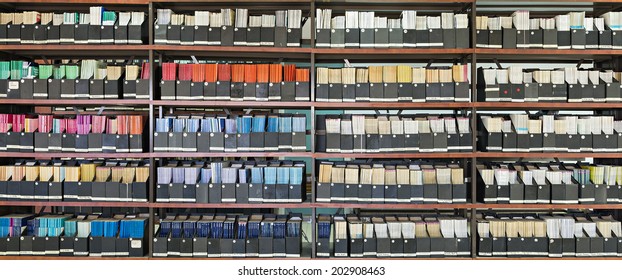 Shelves With Old Scientific Journals