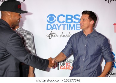 Shemar Moore And Steve Burton At The CBS Daytime After Dark Event, Comedy Store, West Hollywood, CA 10-08-13