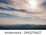 Shenandoah National Park along the Blue Ridge Mountains in Virginia, USA