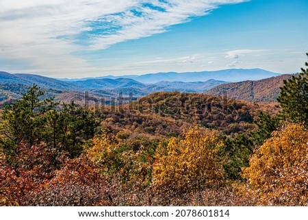 Shenandoah Valley View in the Fall