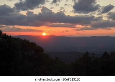 Shenandoah Valley Virginia Sunset Evening View