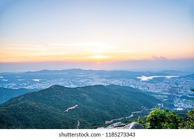 Shenzhen Baoan District Aerial View