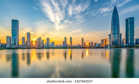 Shenzhen Houhai Talent Park Cityscape - Shutterstock ID 1327443557