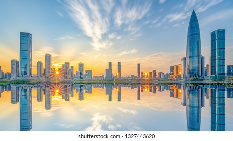 Shenzhen Houhai Talent Park Cityscape - Shutterstock ID 1327443620