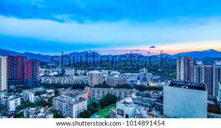 Shenzhen Huang Beiling skyline