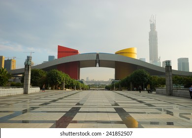 SHENZHEN - OCT 20: ShenZhen city hall on October 20, 2014 in Shenzhen, China. ShenZhen is regarded as one of the most successful Special Economic Zones.