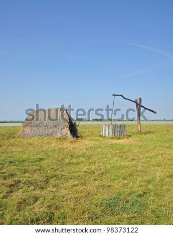 Similar – Hallig Gröde | Laundry drying on the Hallig