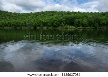 Sherando Lake National Park Lower Lake in the Spring 