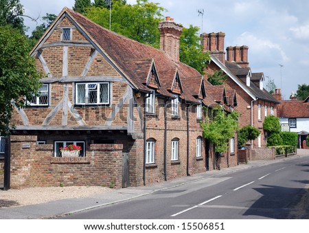 Shere Village Street, Surrey.