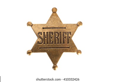 Sheriff Badge - Shutterstock ID 410332426