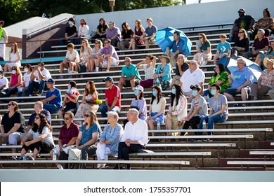 Sherman, TX / United States - June 12 2020: Sherman High School Graduates The Class Of 2020 On June 12 At Bearcat Stadium.