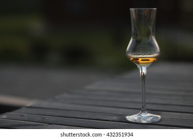 Sherry In The Glass On The Table