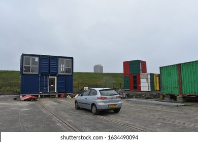 's-Hertogenbosch,The Netherlands, - January 30 2020: Tiny House In A Small Village Community Initiative At Environmental Park.