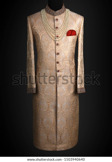 Sherwani Groom Attire Wedding Sherwani Traditional Beauty