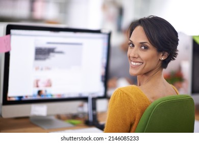 Shes a consummate design professional. A young designer working in the office. - Shutterstock ID 2146085233