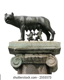 She-wolf Suckles Romulus And Remus