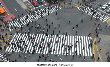 渋谷 スクランブル交差点 の画像 写真素材 ベクター画像 Shutterstock