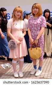 Shibuya Tokyojapan May 2018 Two Cute Stock Photo 1623637390 | Shutterstock