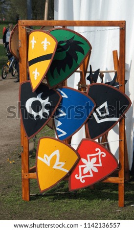 Shield set,  color shield