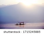 shikara in dal lake kashmir , India